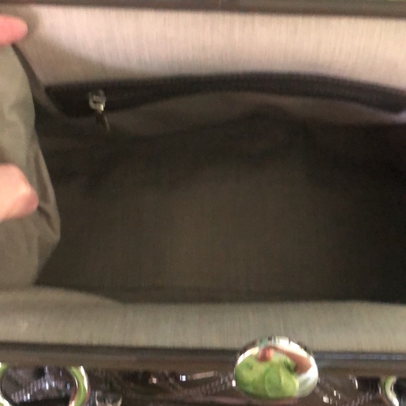 Marc Jacobs Stam Bag Gray Quilted Patent Leather - Picture 12 of 14